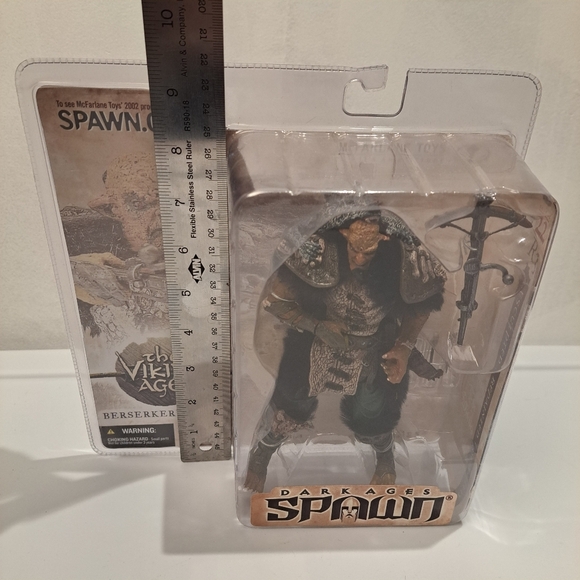 Spawn McFarlane Toy Dark Ages Series 22 The Viking Age BERSERKER THE TROLL 2002 - Picture 6 of 6